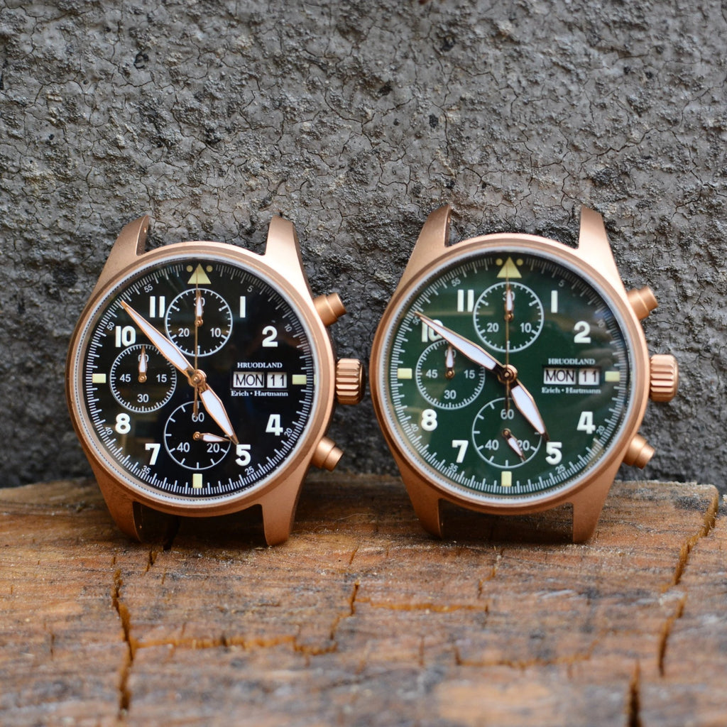 Hruodland Bronze Pilot Chronograph