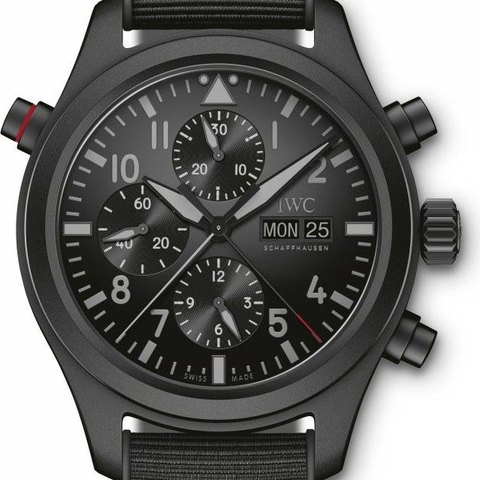 IWC Pilot's Watch Double Chronograph Top Gun Ceratanium