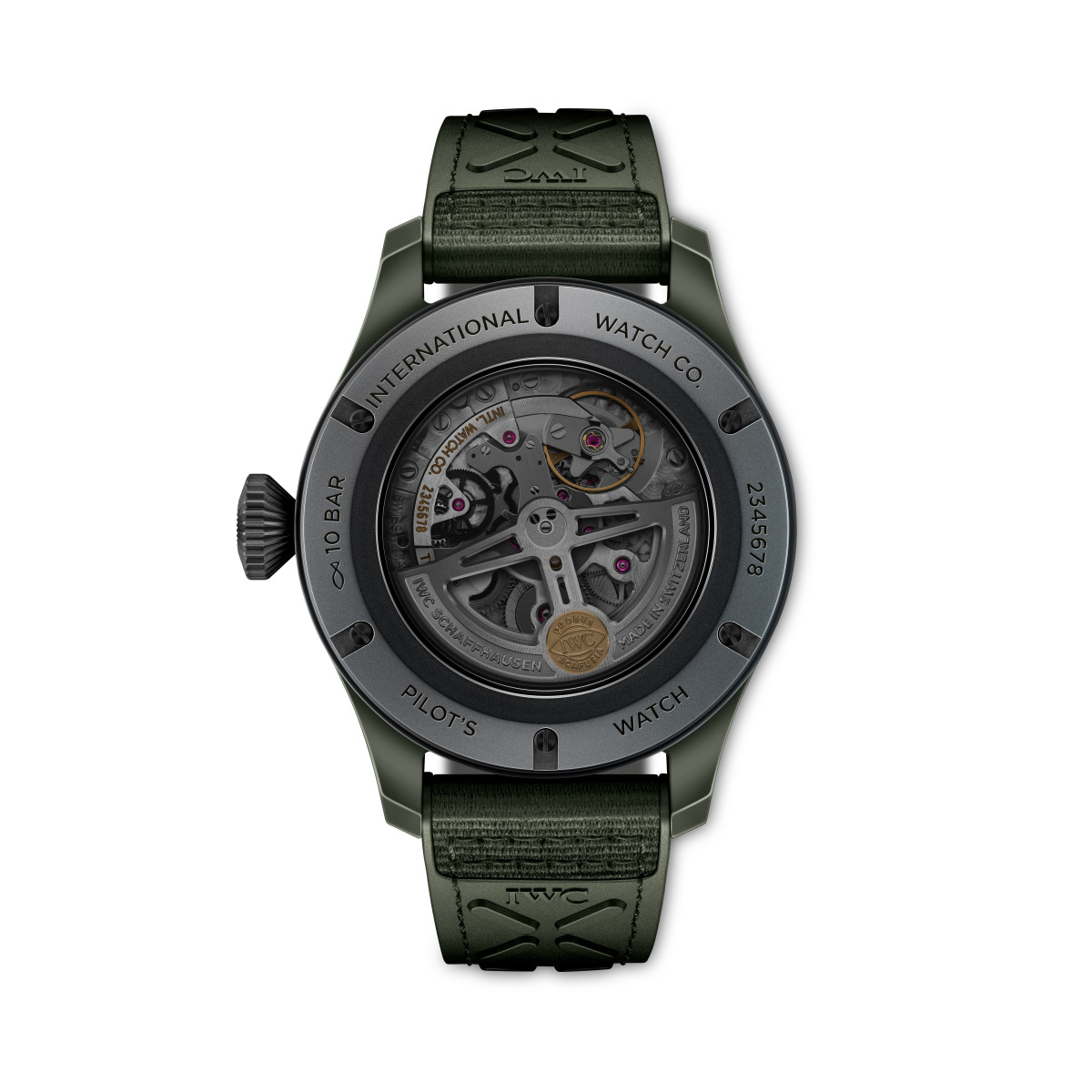 IWC Pilot's Watch Timezoner Top Gun Woodland (green ceramic)