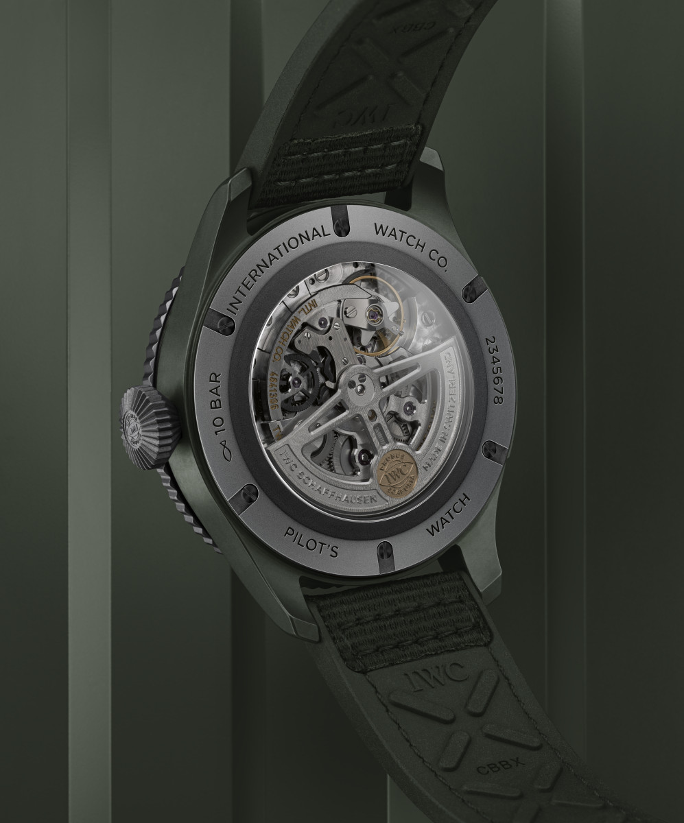 IWC Pilot's Watch Timezoner Top Gun Woodland (green ceramic)