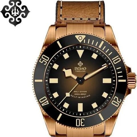 IXDAO Bronze 39mm Automatic Dive Watch (JD-X02T)