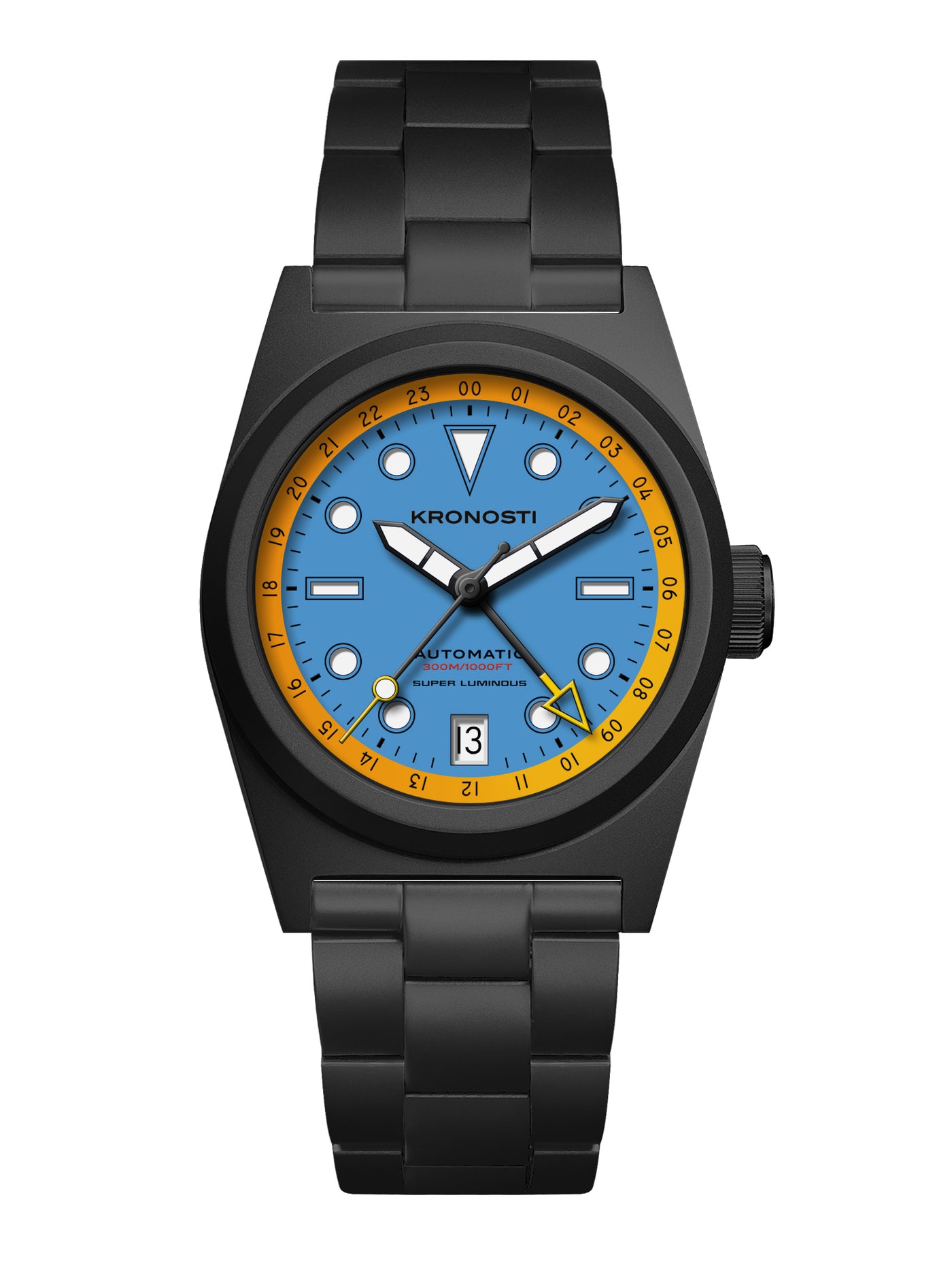KRONOSTI Shark Shadow Diver GMT