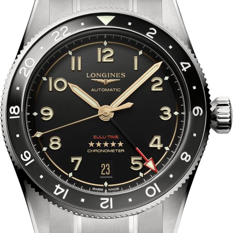 Longines Spirit Zulu Time Titanium 39mm
