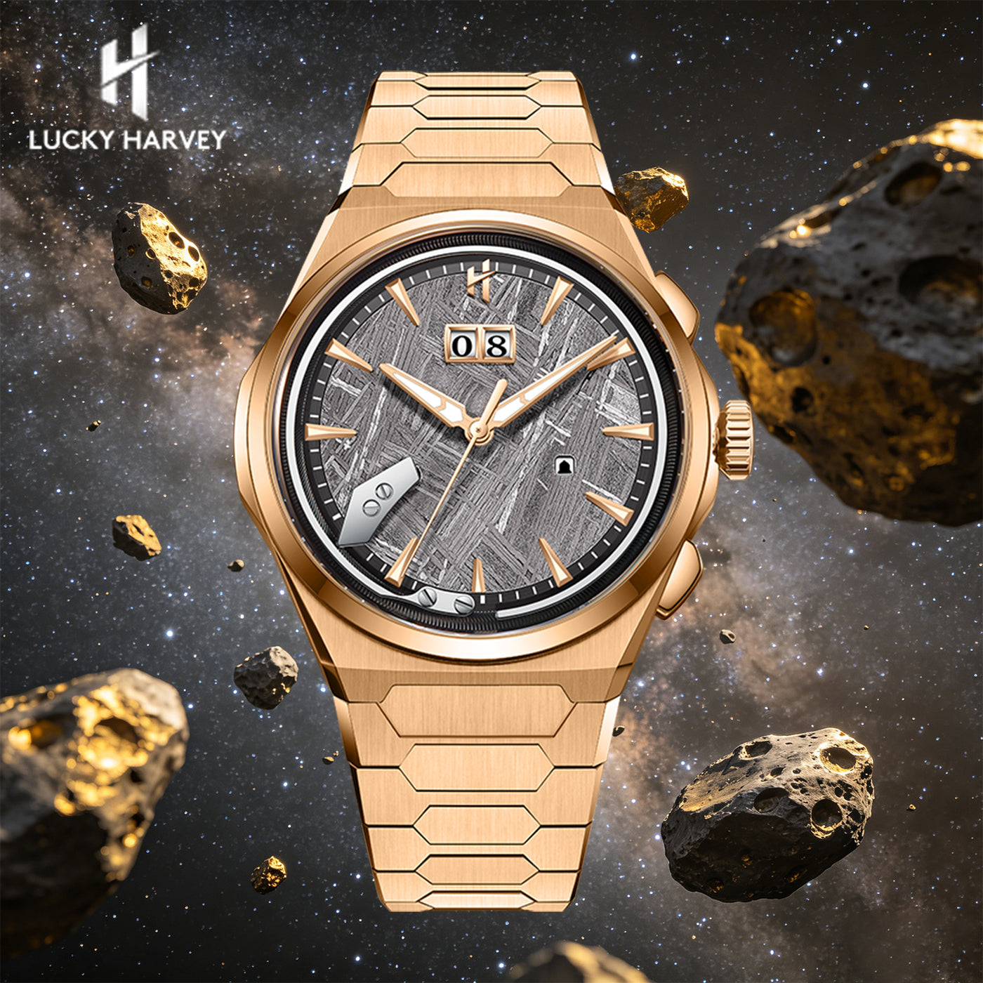 Lucky Harvey Chiming Watch 2.0 Muonionalusta Meteorite