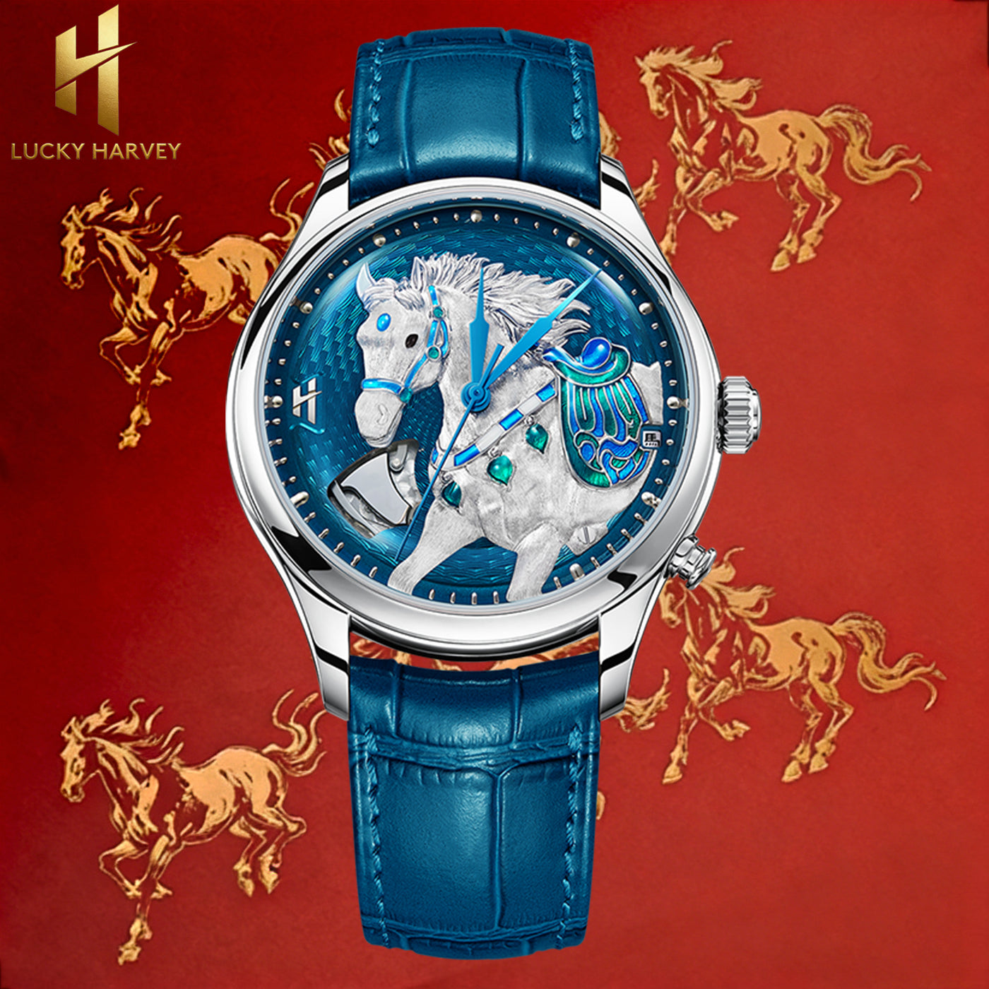 Lucky Harvey 2026 Horse Chiming Automaton