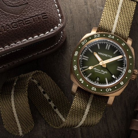 Magrette Moana Pacific Waterman GMT Bronze