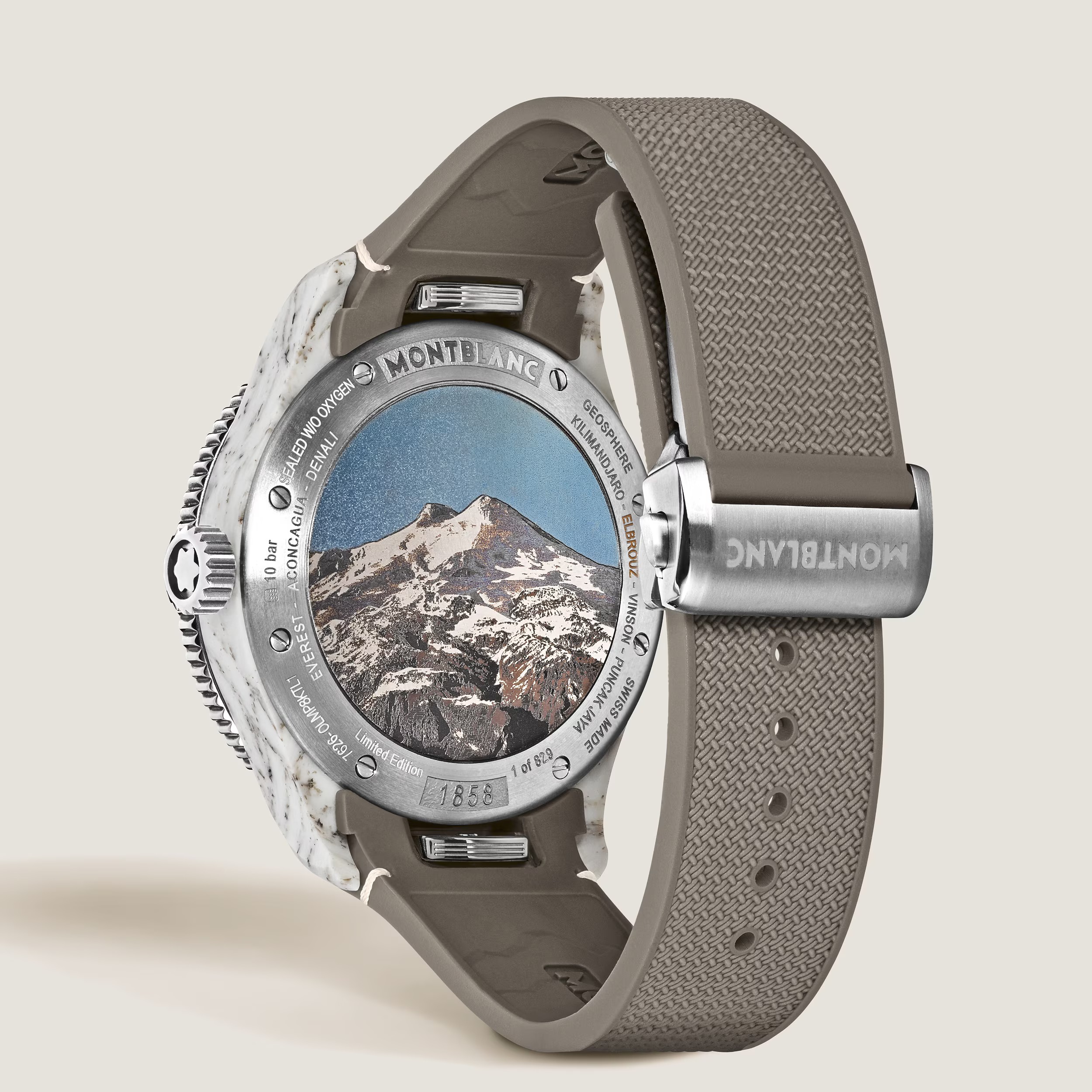 Montblanc 1858 Geosphere 0 Oxygen Mount Elbrouz Limited Edition