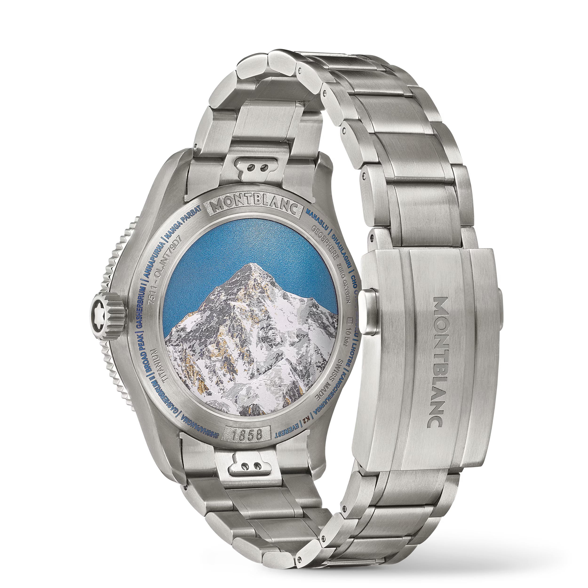 Montblanc 1858 Geosphere 0 Oxygen The 8000 (Titanium)