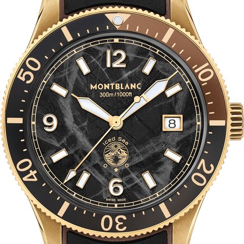 Montblanc 1858 Iced Sea Automatic Date Bronze