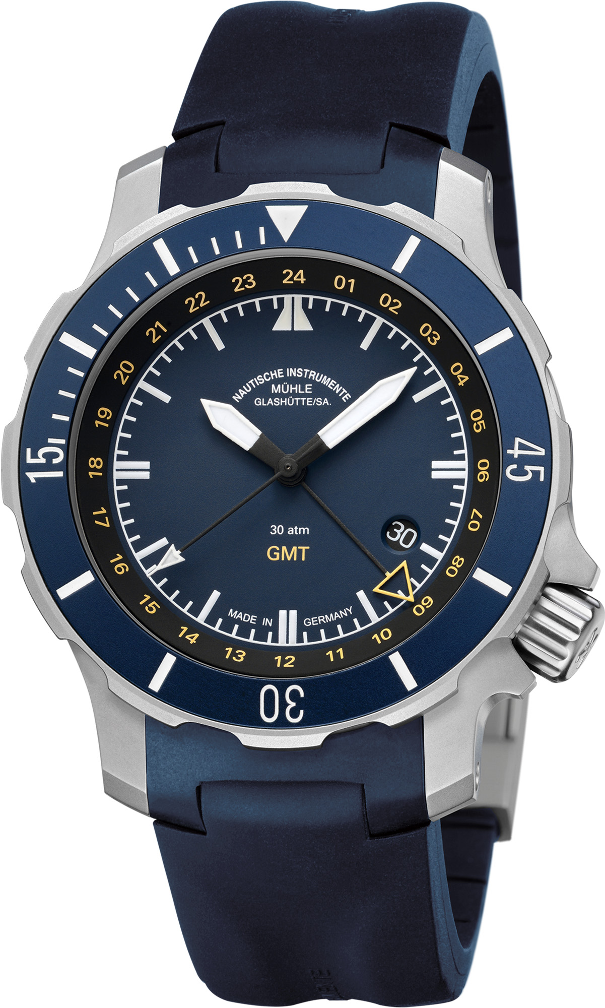Mühle-Glashütte Seebataillon GMT (Titanium)
