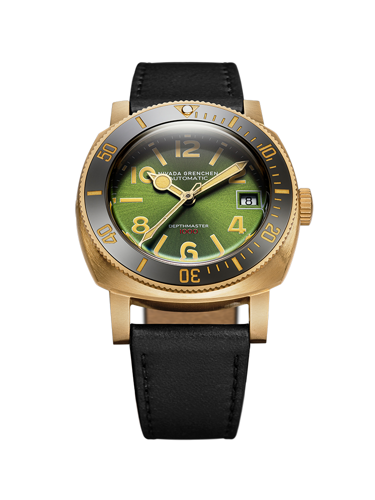 Nivada Grenchen Depthmaster Bronze Green