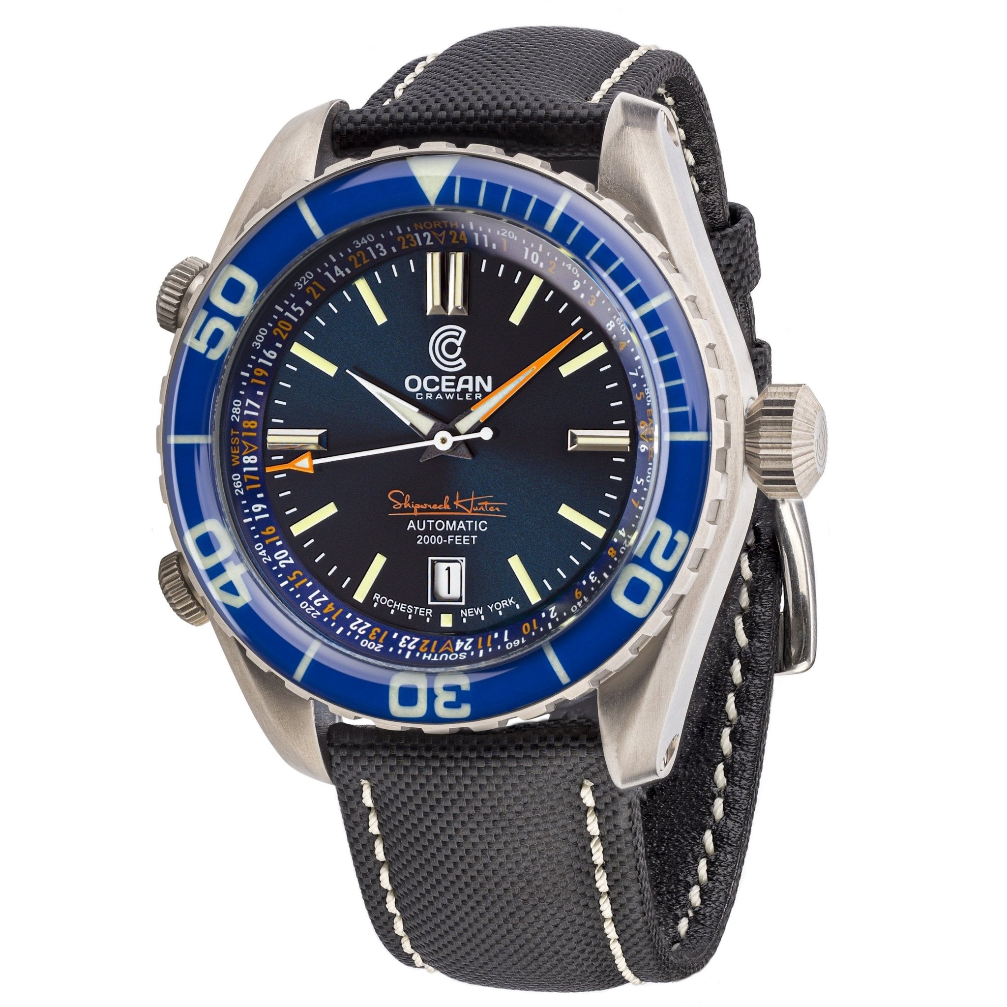 Ocean Crawler Ocean Navigator 45 - Blue Bezel