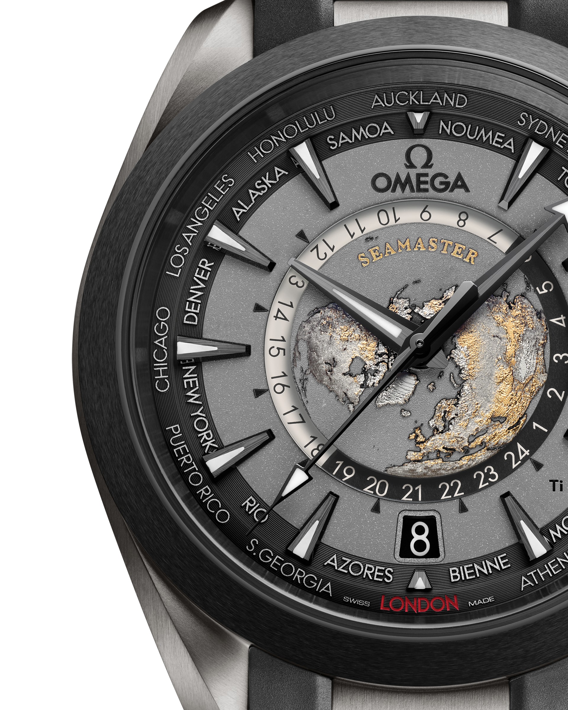 Omega Seamaster Aqua Terra 150M Worldtimer (Titanium)