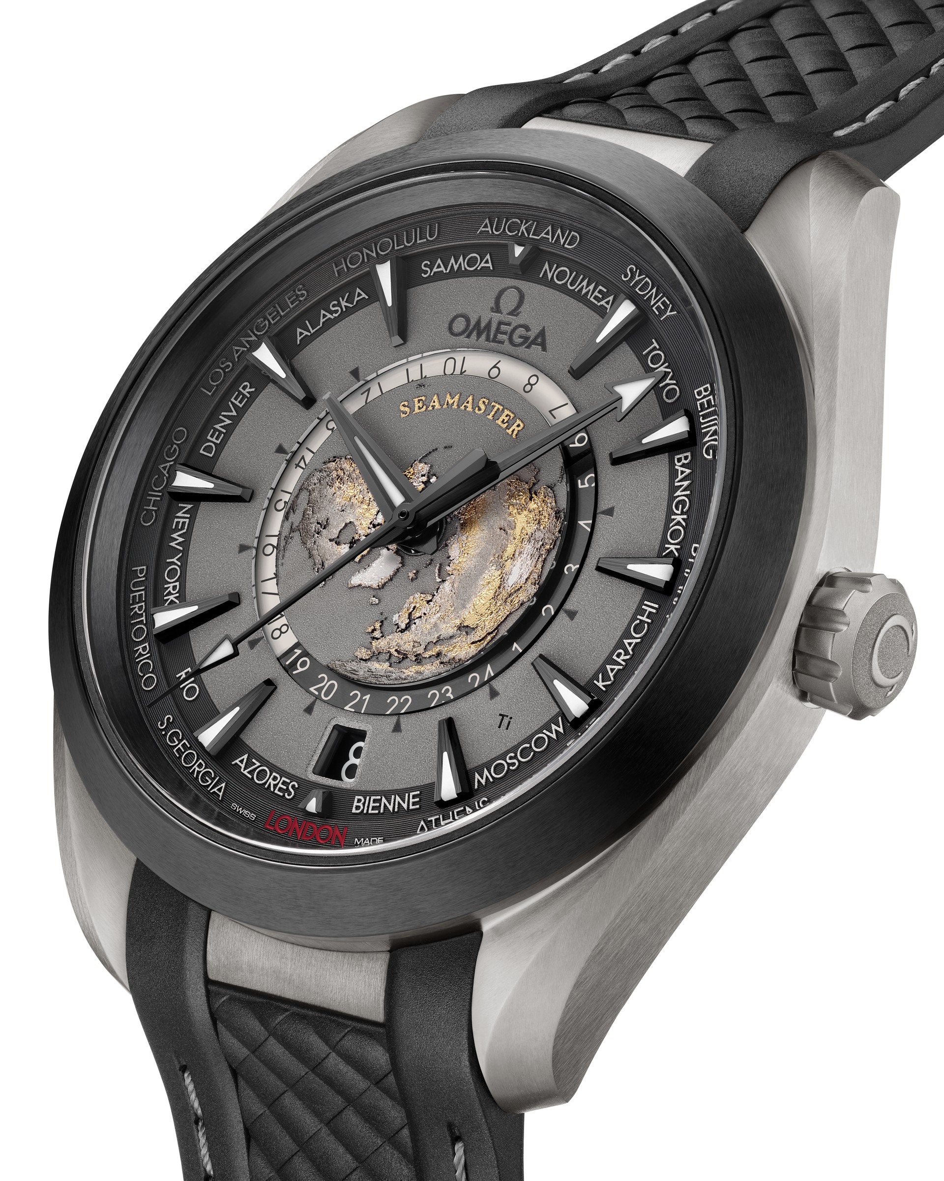 Omega Seamaster Aqua Terra 150M Worldtimer (Titanium)