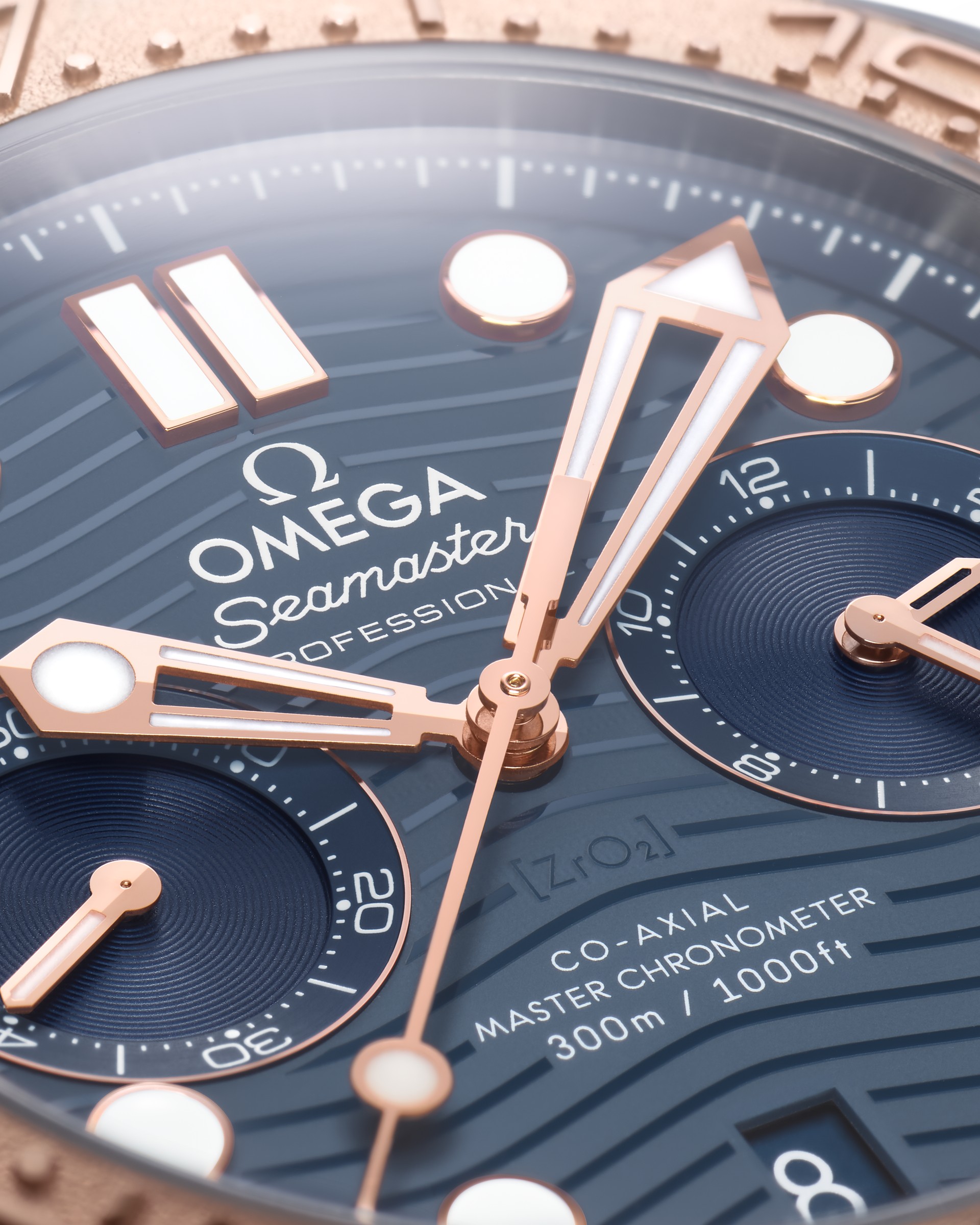 Omega Seamaster Diver 300M Chronograph Titanium Tantalum Sedna Gold