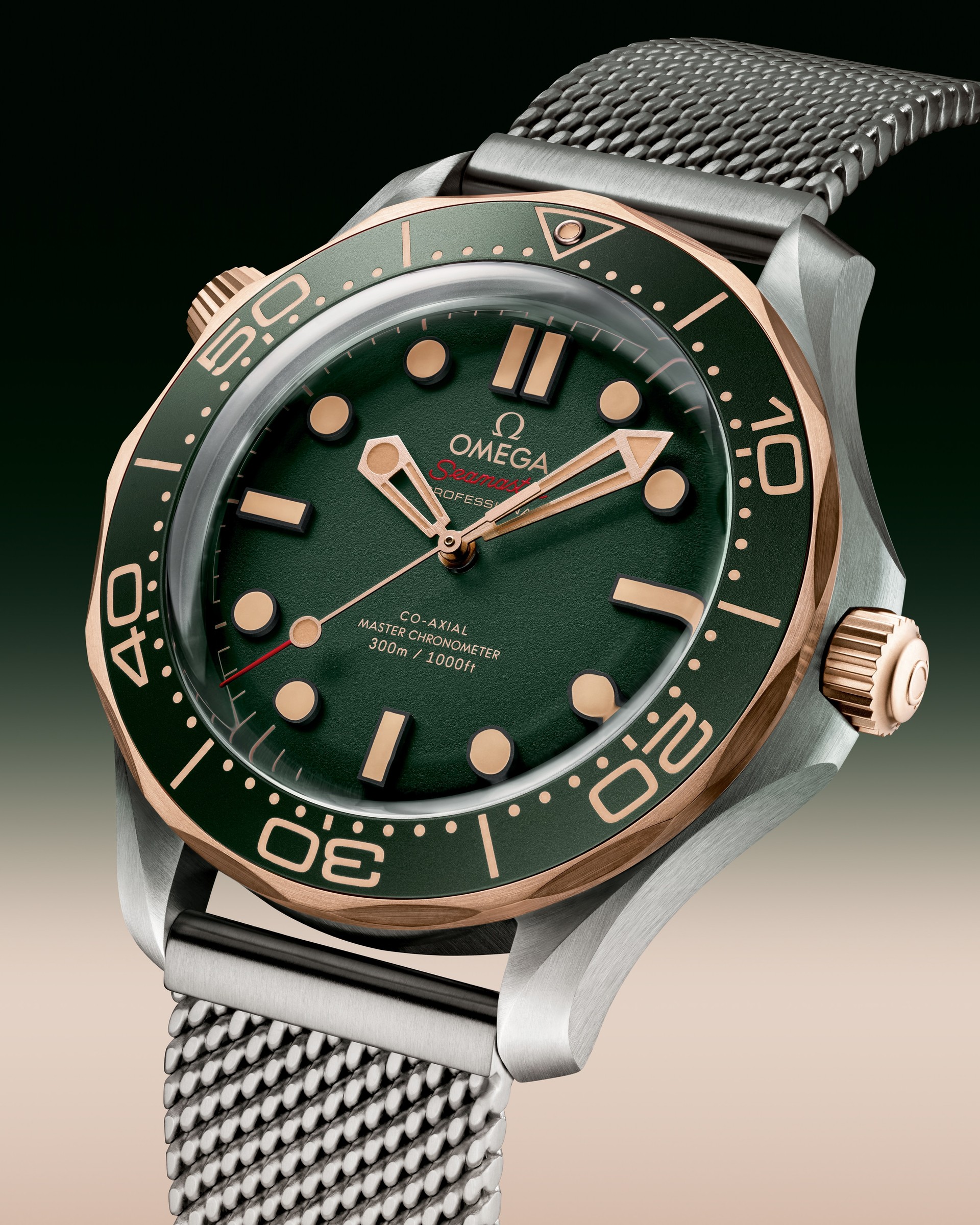Omega Seamaster Diver 300M Titanium Bronze Gold