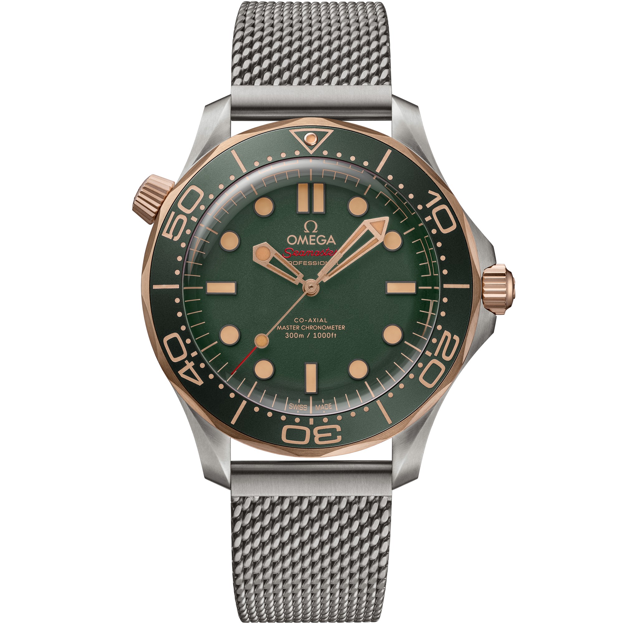 Omega Seamaster Diver 300M Titanium Bronze Gold