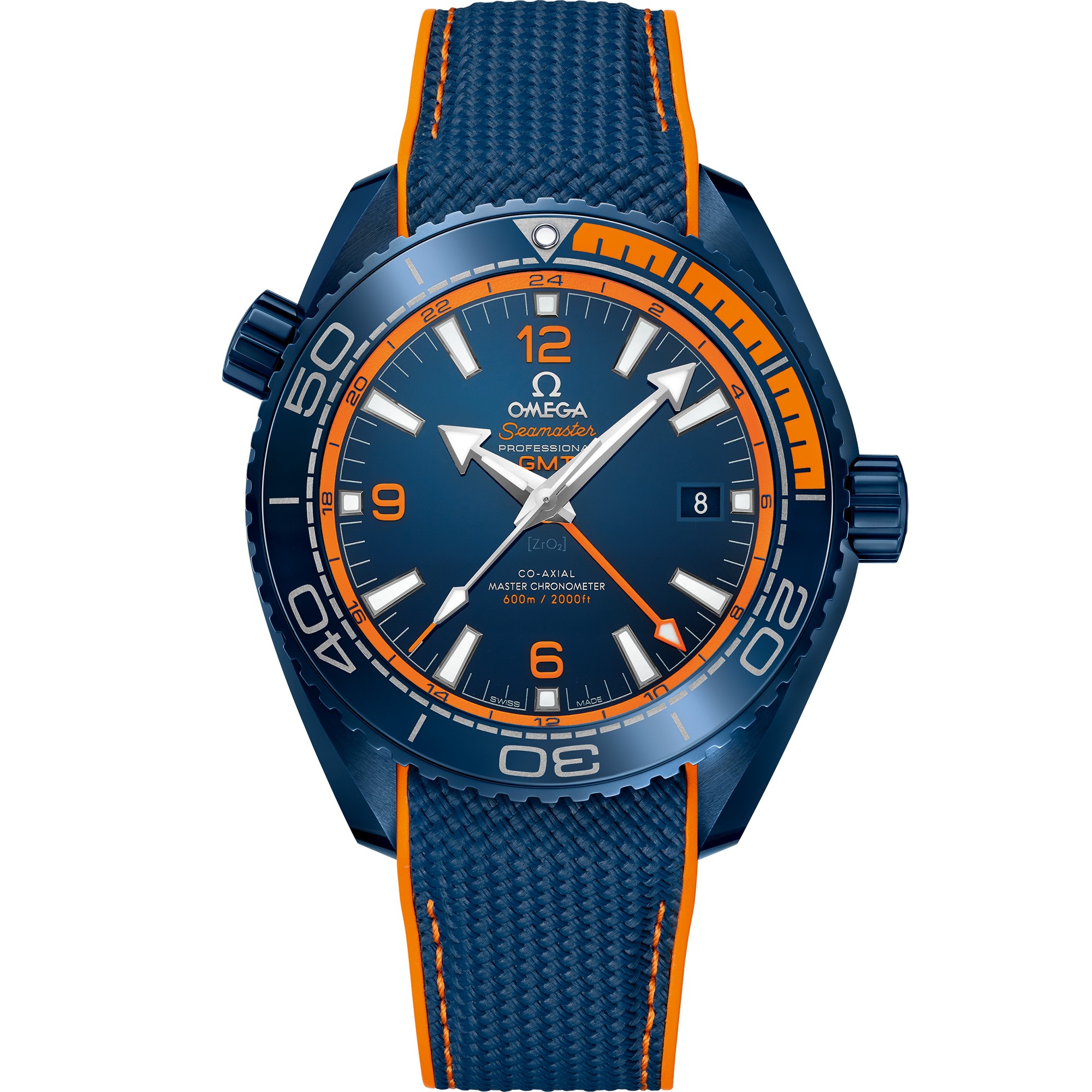 Omega Seamaster Planet Ocean 600M Deep Black Big Blue GMT