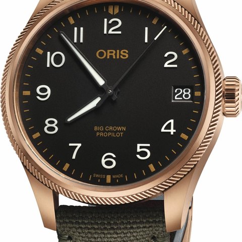 Oris Big Crown ProPilot Big Date Bronze