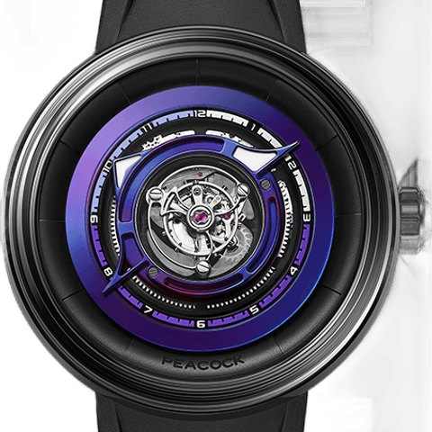 Peacock Black Hole Central Tourbillon (Event Horizon Edition)
