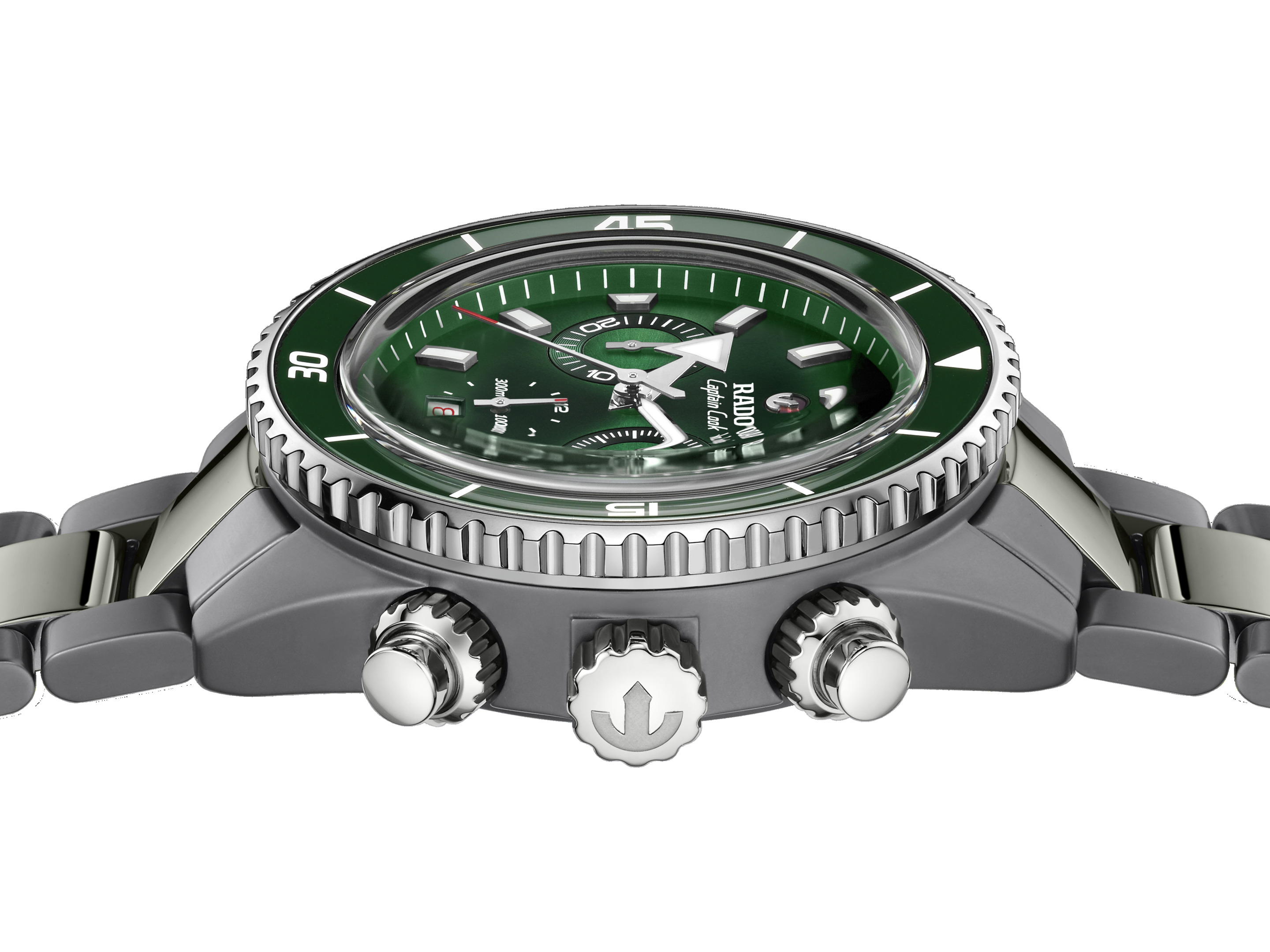 Rado Captain Cook High-Tech Ceramic Automatic Chronograph (plasma, green)
