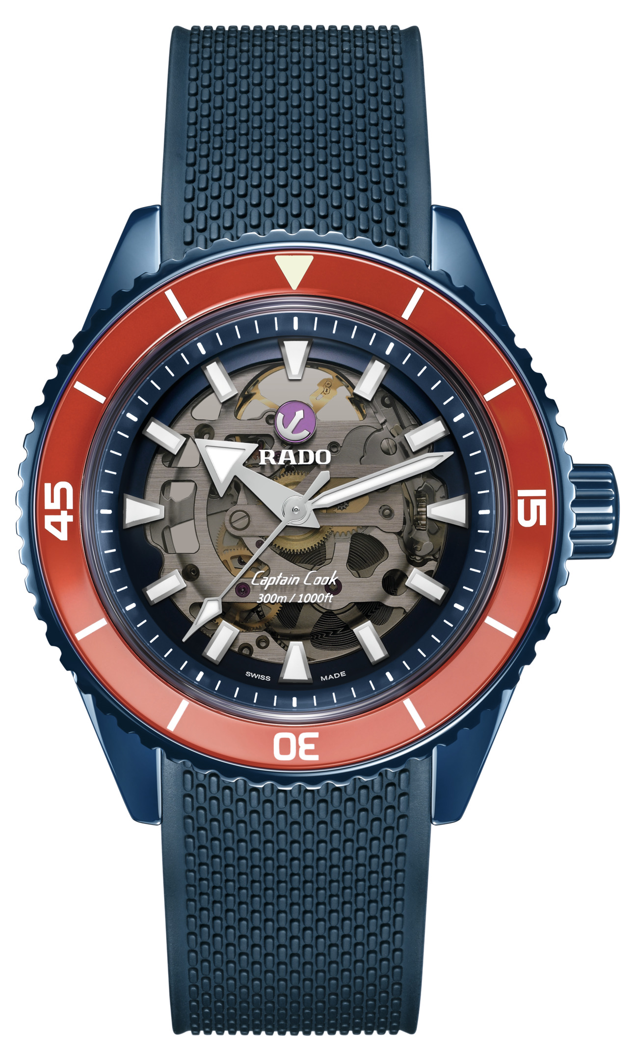 Rado Captain Cook High-Tech Ceramic Skeleton Limited Edition