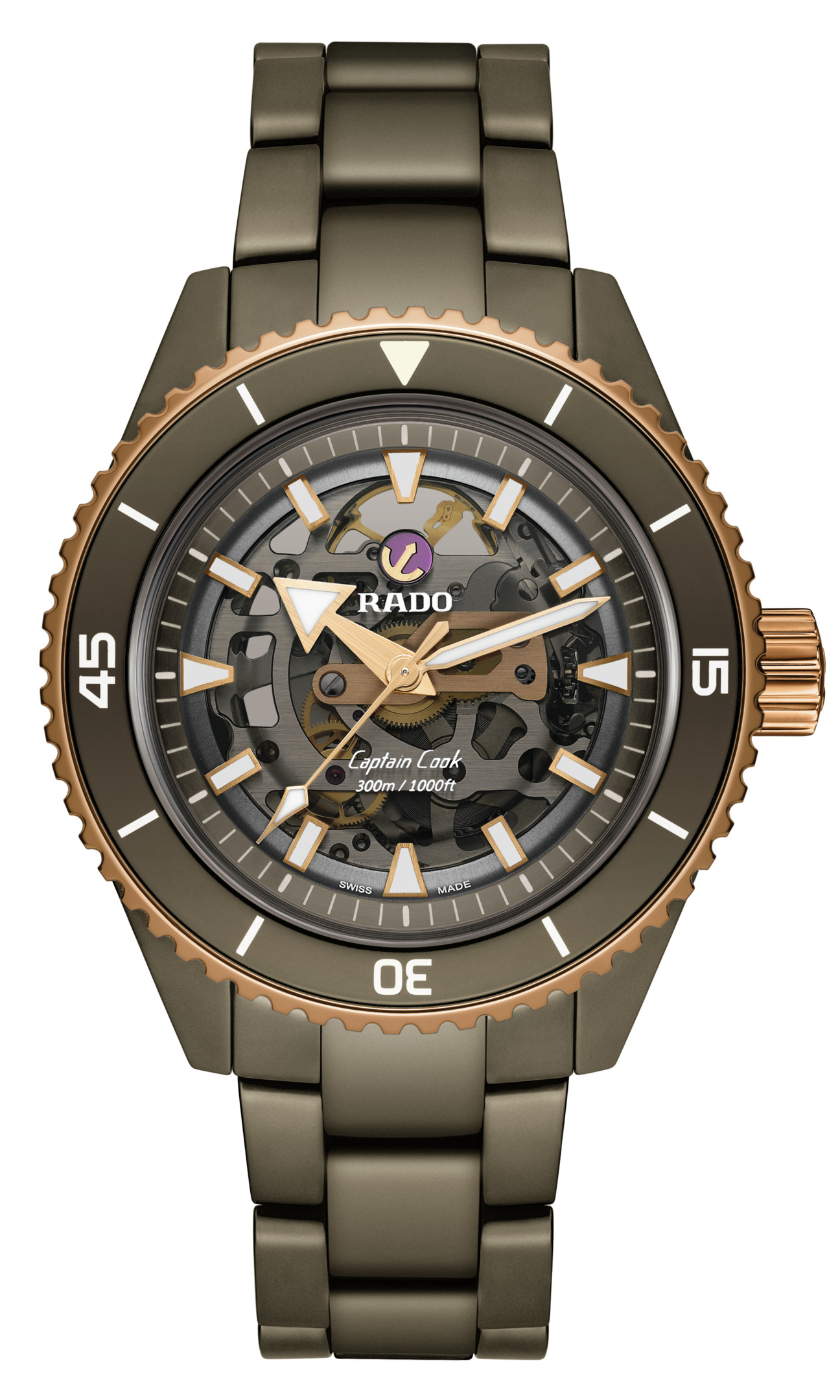 Rado Captain Cook High-Tech Ceramic Skeleton