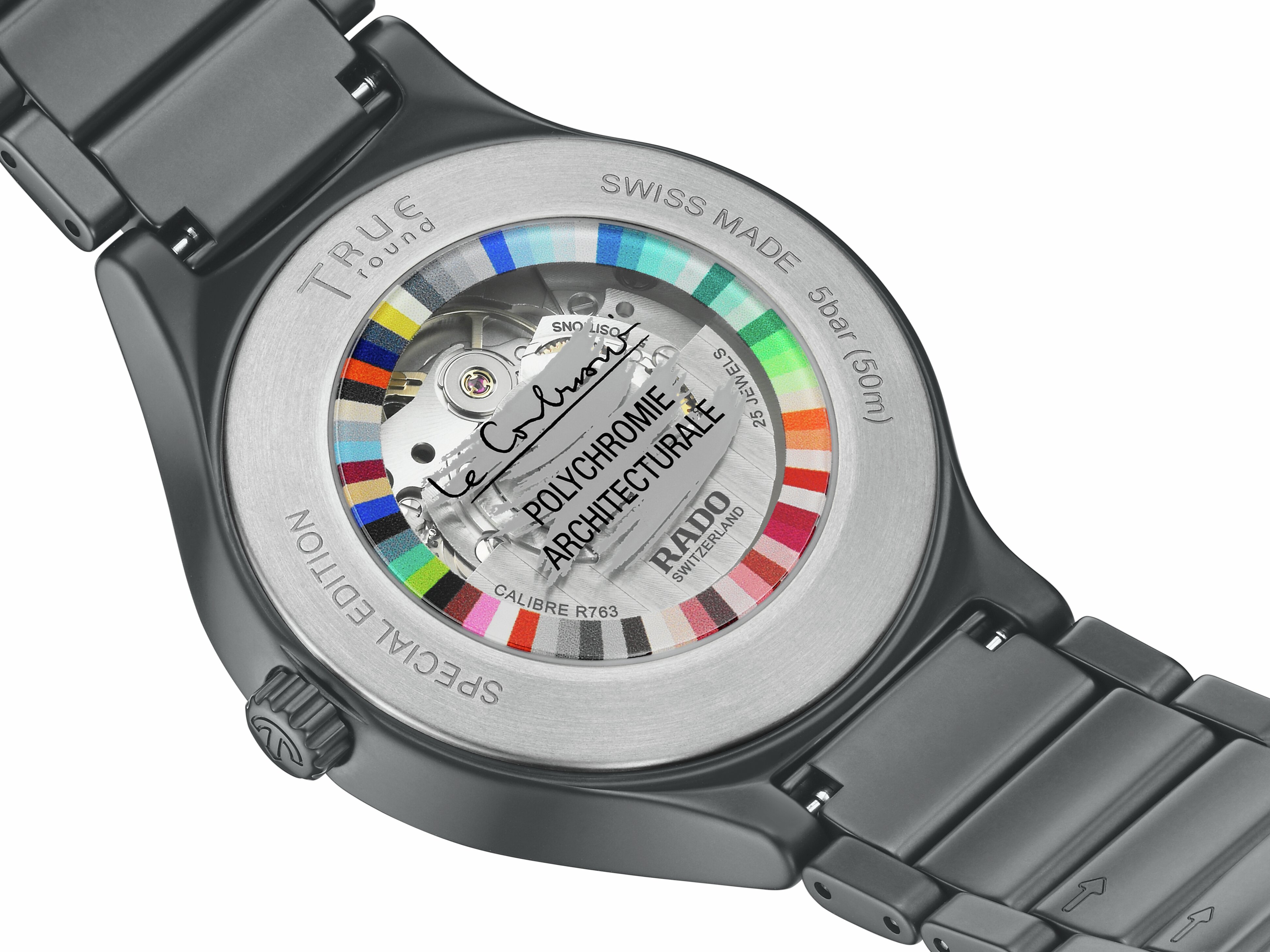 Rado True Round x Les Couleurs Le Corbusier (Iron Grey)