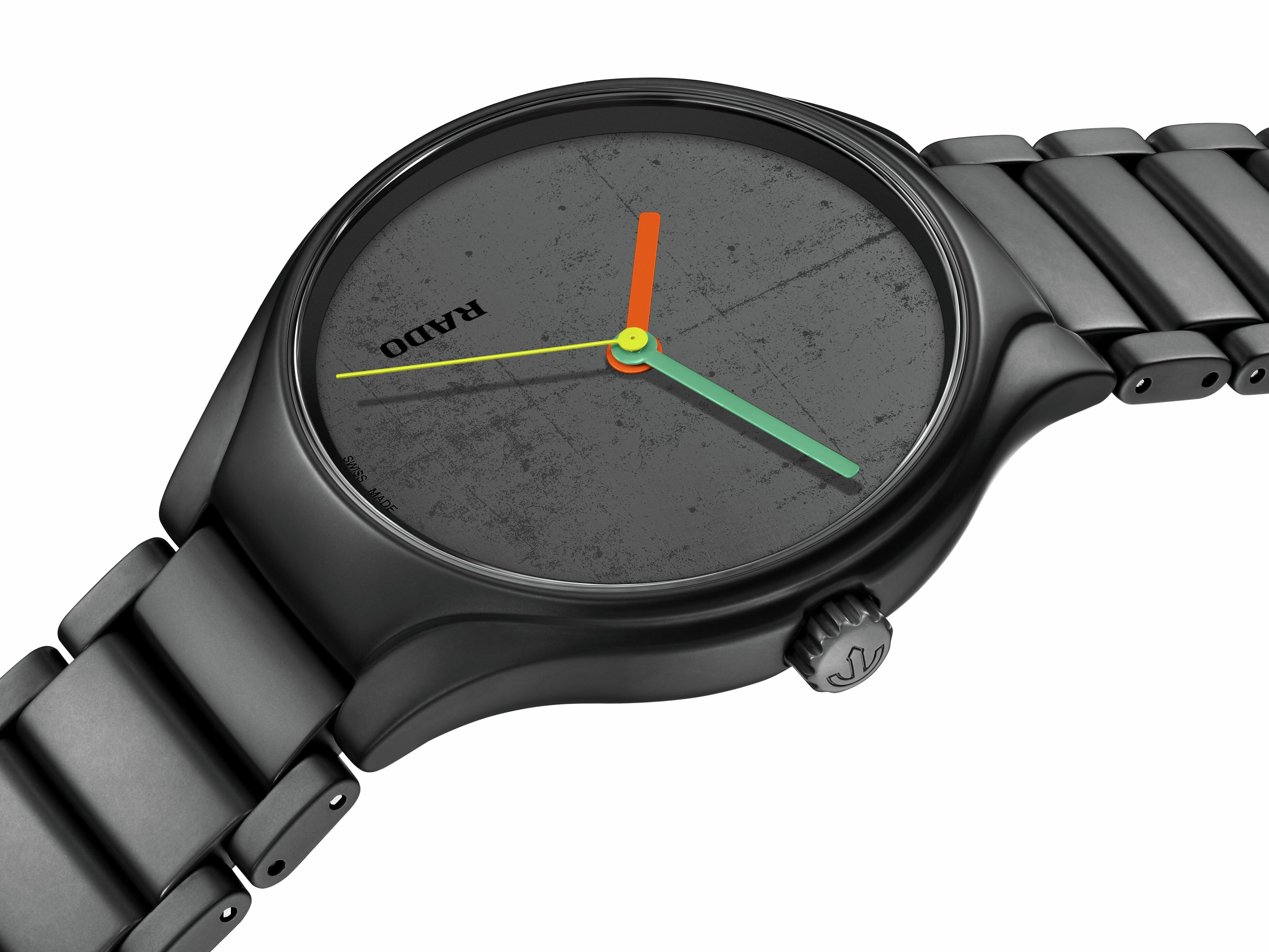 Rado True Round x Les Couleurs Le Corbusier (Ivory Black)