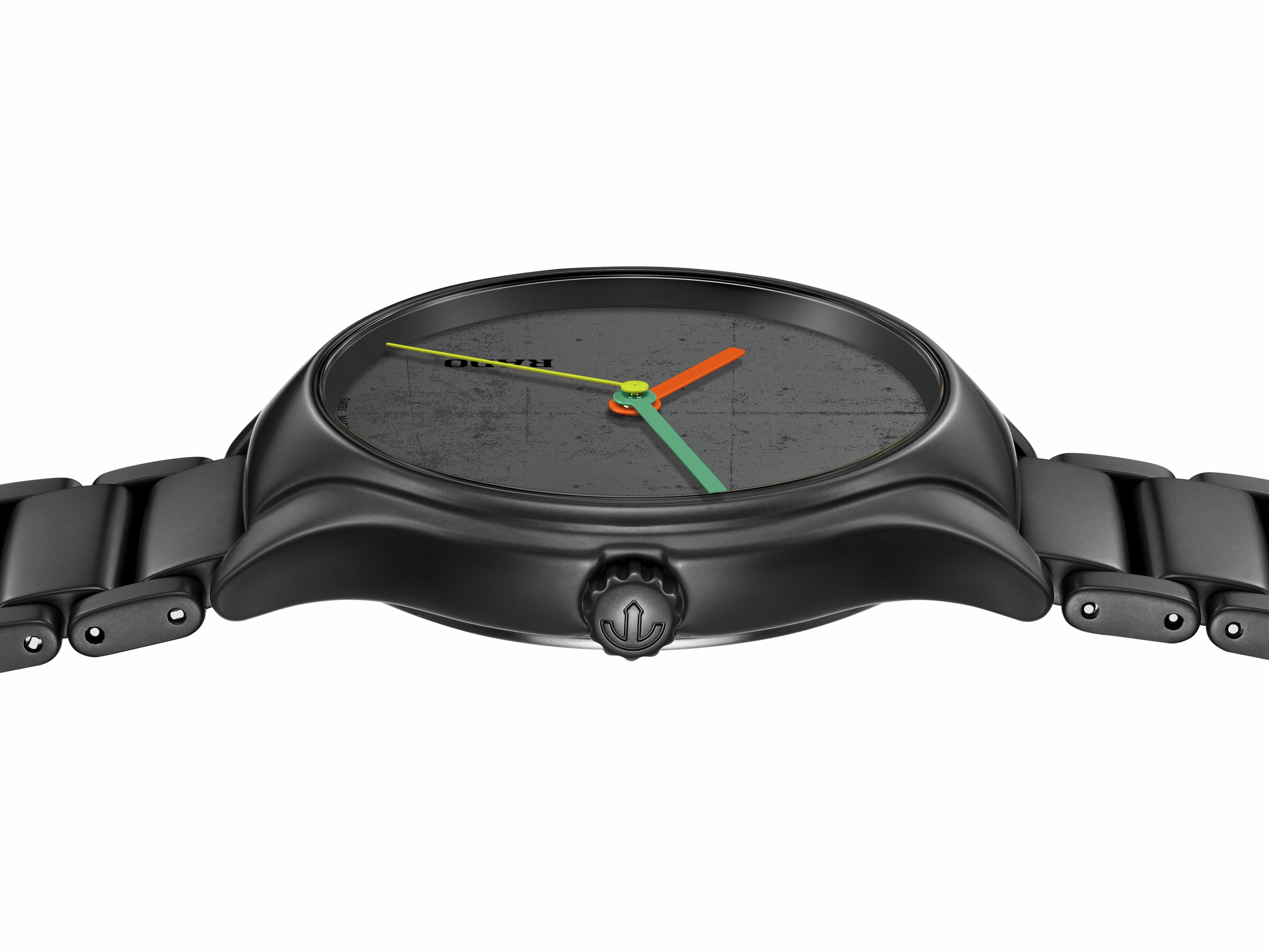 Rado True Round x Les Couleurs Le Corbusier (Ivory Black)