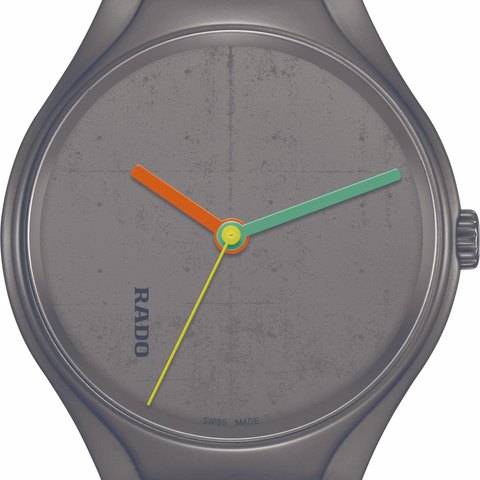 Rado True Round x Les Couleurs Le Corbusier (Ivory Black)