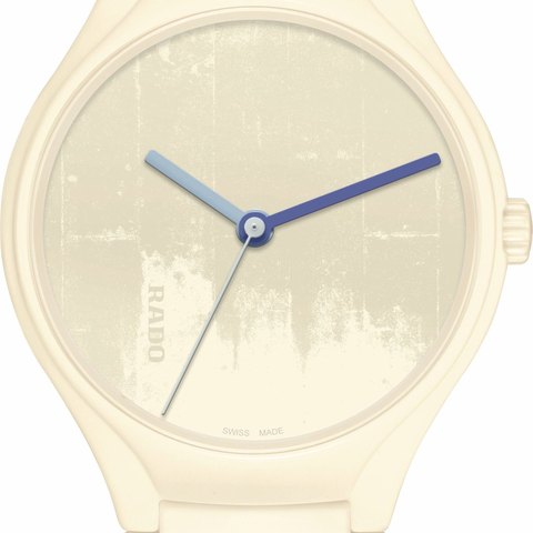 Rado True Round x Les Couleurs Le Corbusier (Ivory White)