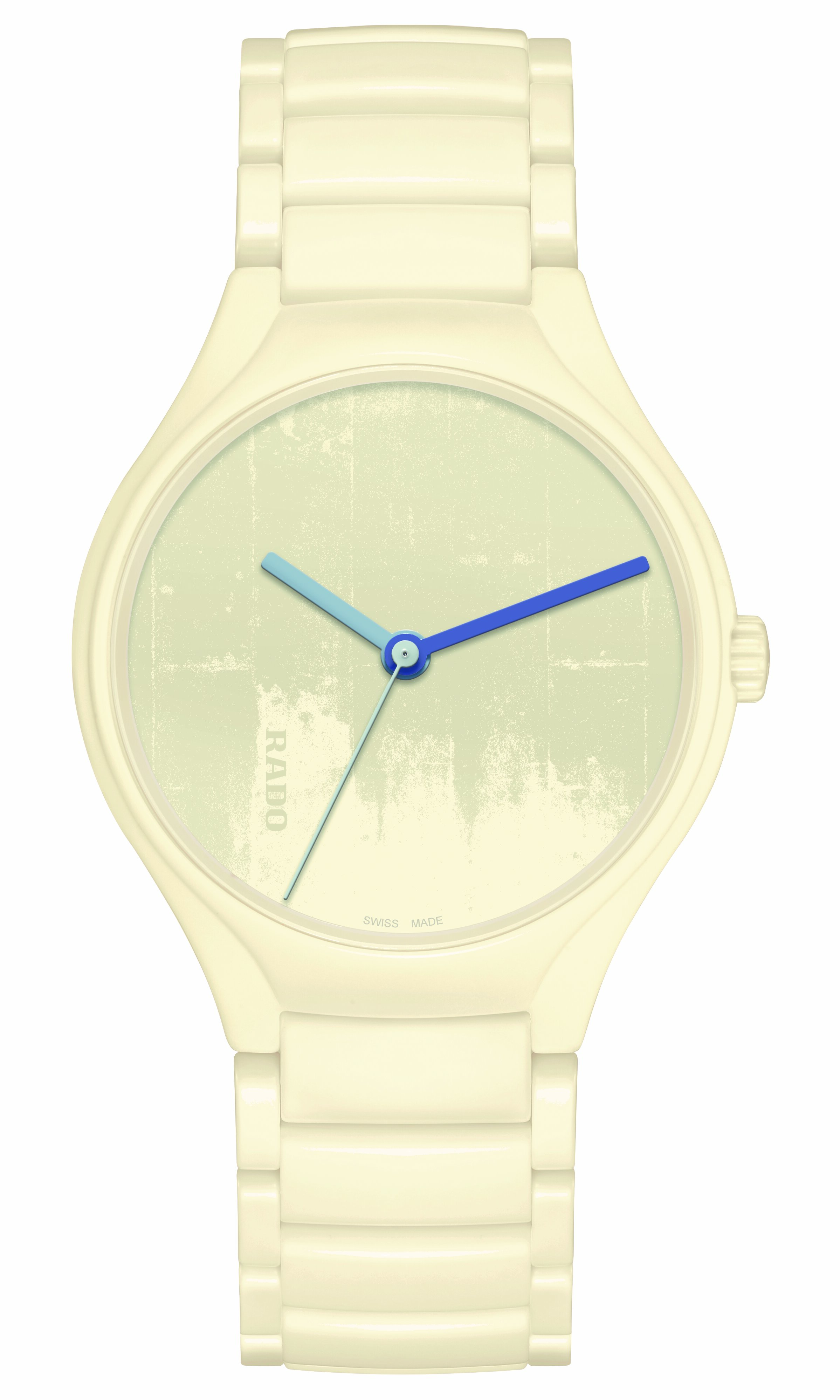 Rado True Round x Les Couleurs Le Corbusier (Ivory White)