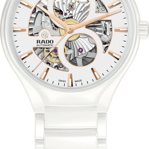 Rado True Round Automatic Open Heart (white)