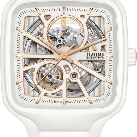 Rado True Square Automatic Open Heart (white)