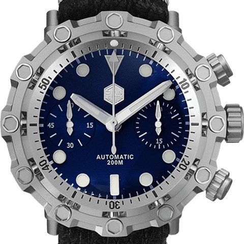San Martin ETA 7753 Titanium Chronograph