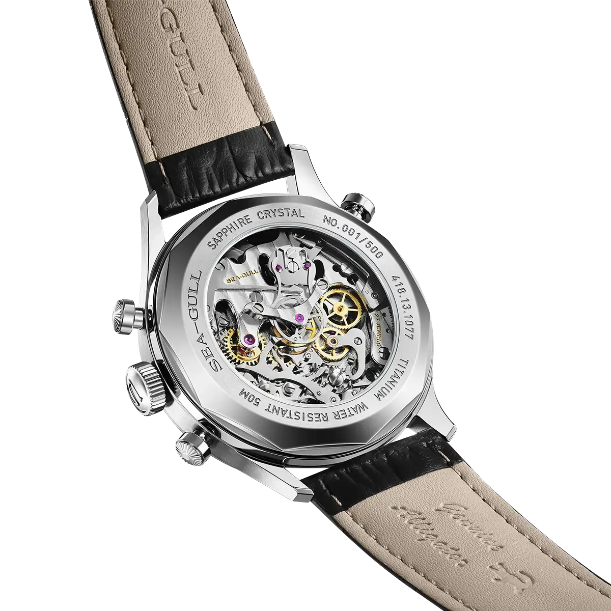 Seagull 70th Anniversary Rattrapante Titanium