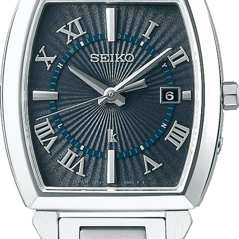 Seiko Lukia I Collection Titanium Solar Radio (Black) (SSQW059)