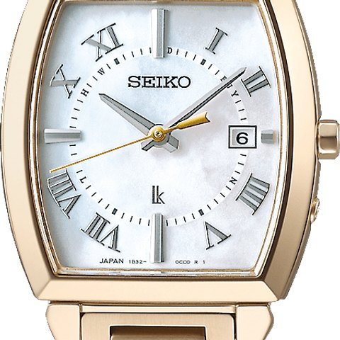 Seiko Lukia I Collection Titanium Solar Radio (Gold) (SSQW064)