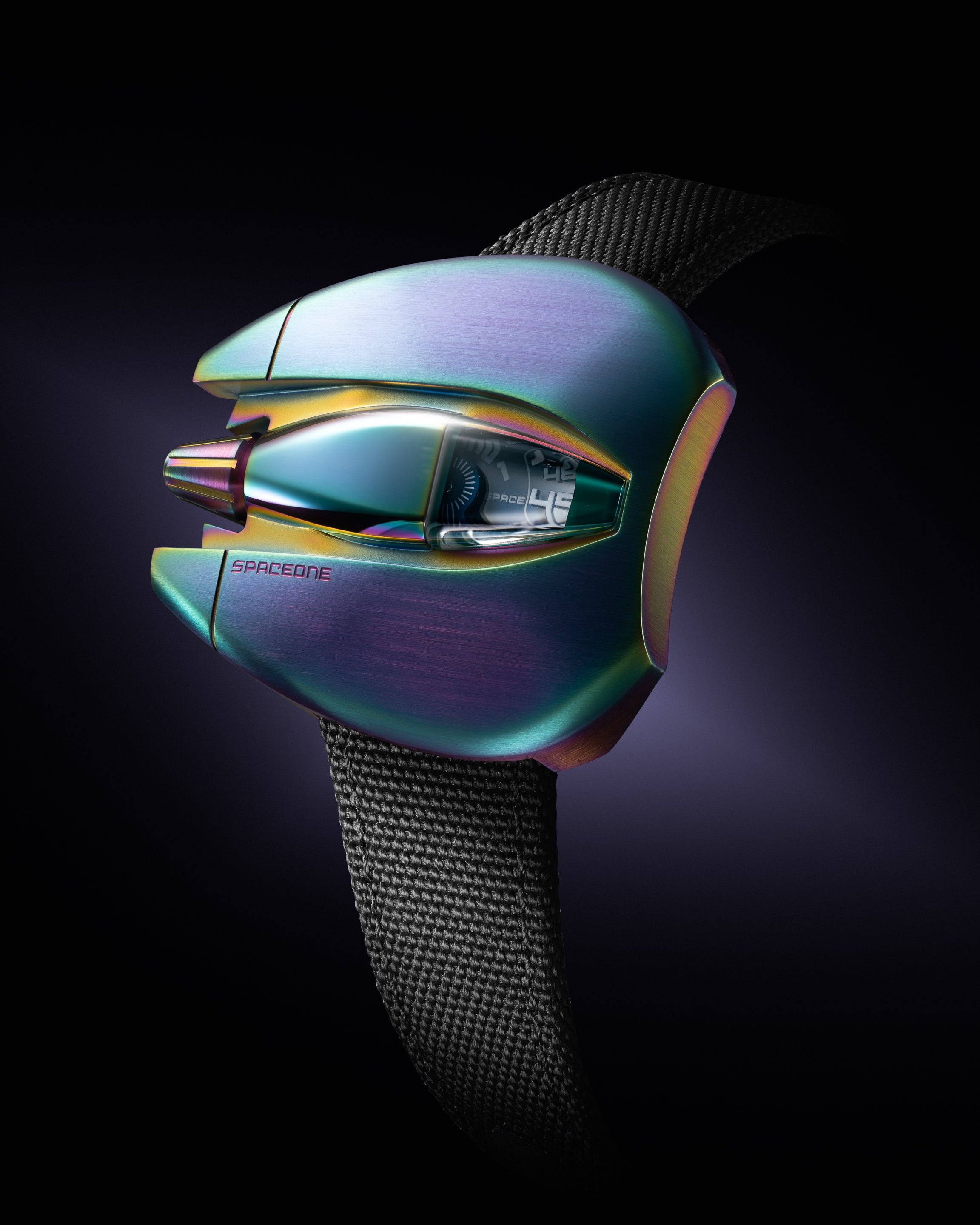 SpaceOne Jumping Hour Titanium