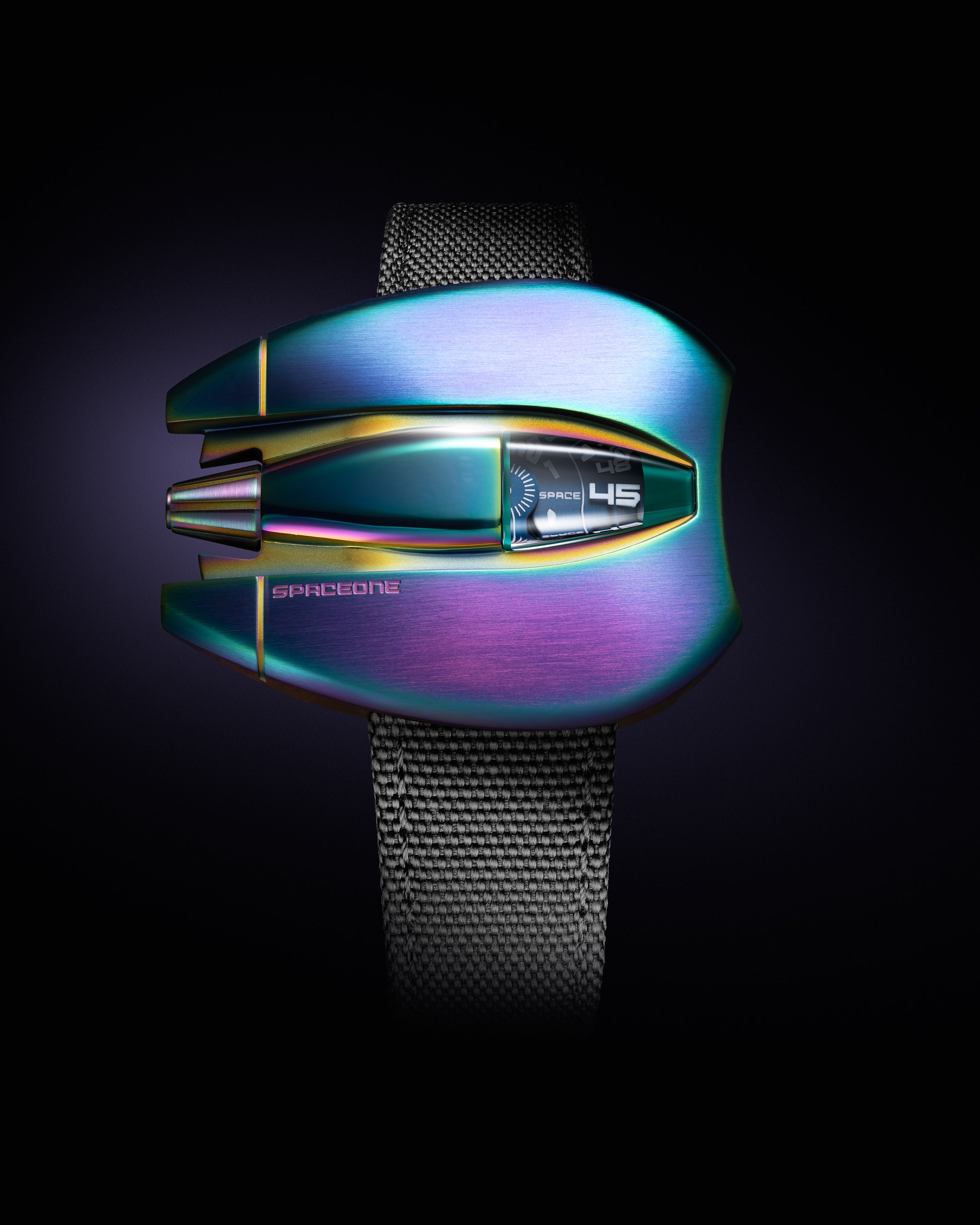 SpaceOne Jumping Hour Titanium