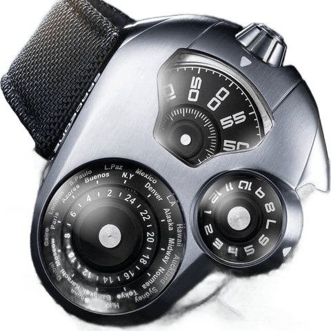 SpaceOne Worldtimer Titanium