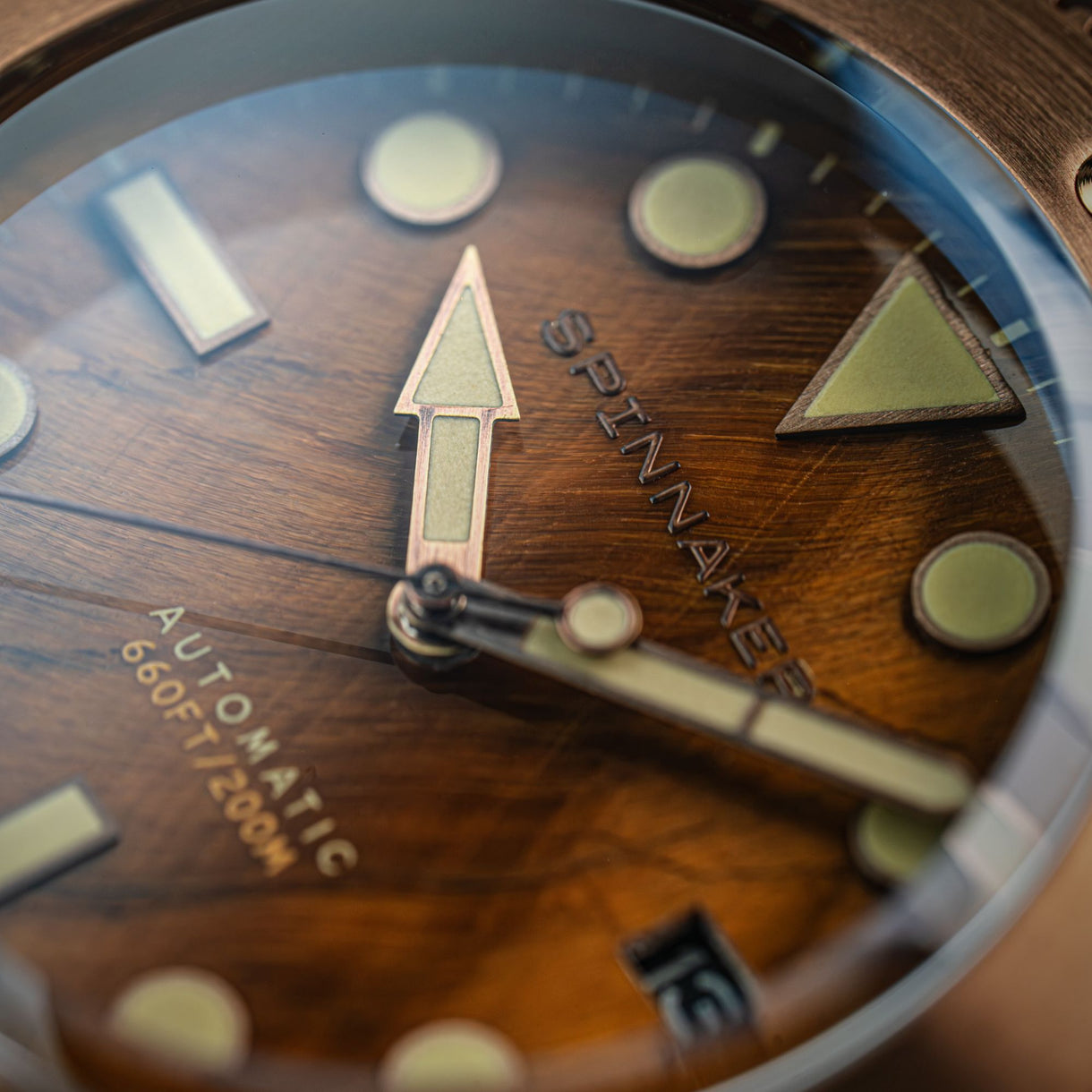 Spinnaker Hull Titanium Bronze Automatic Lapidary LE