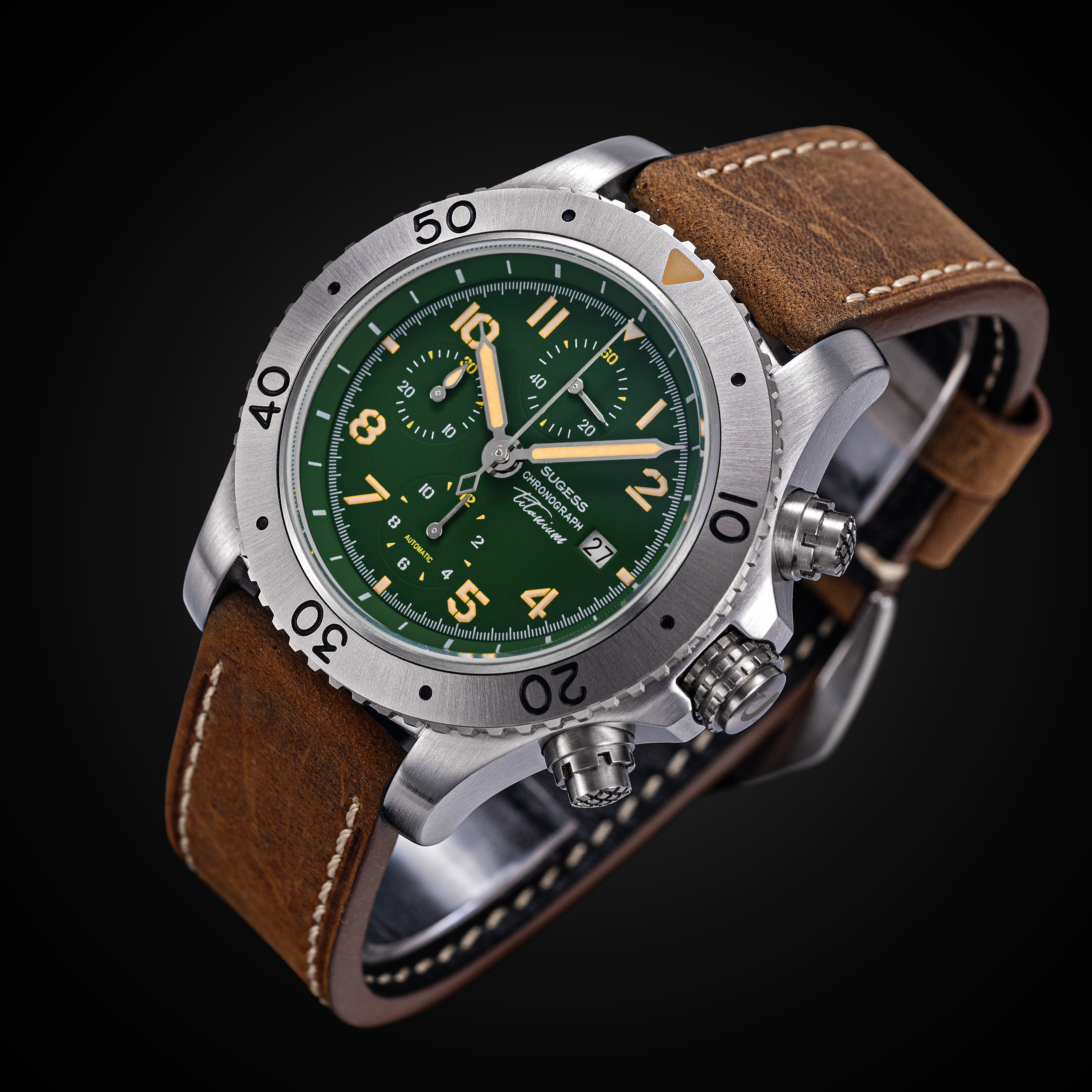 Sugess S464 Titanium Chronograph