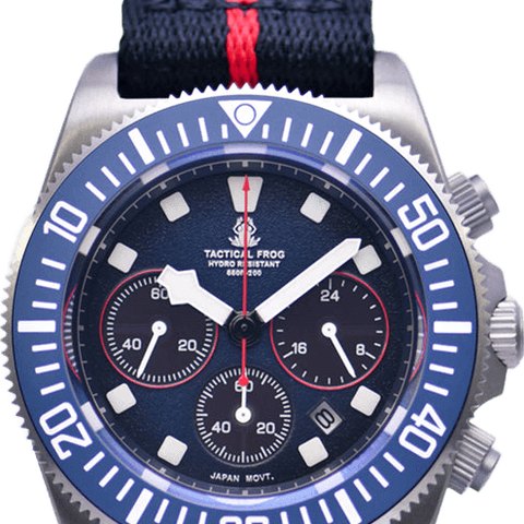 Tactical Frog Titanium FX-Diving Chronograph Watch