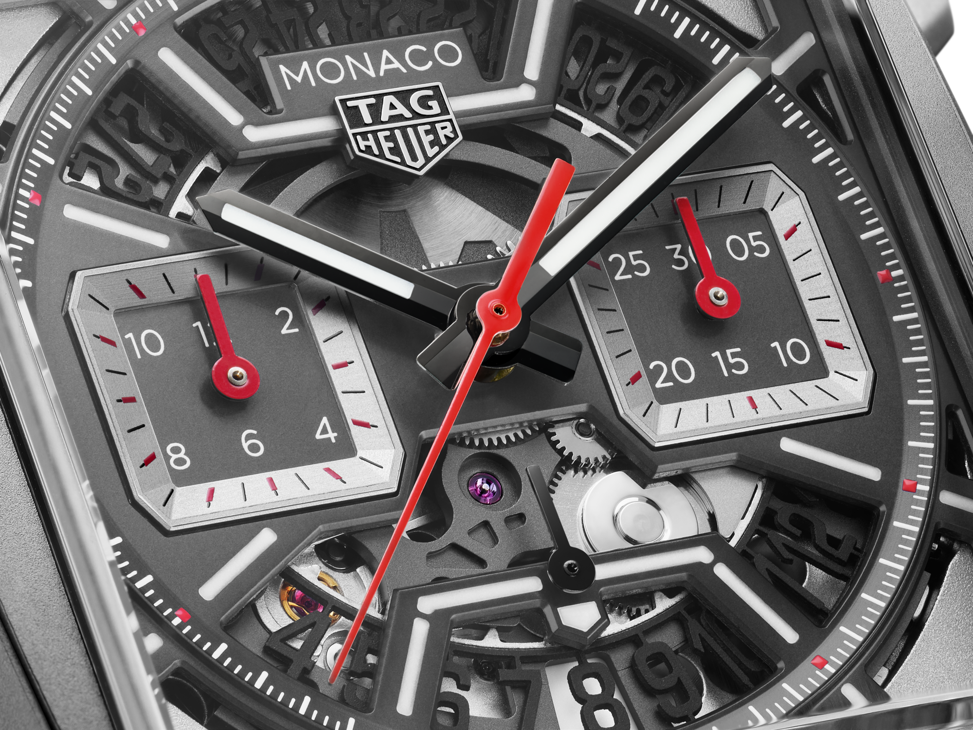 TAG Heuer Monaco Chronograph Skeleton Titanium 39mm