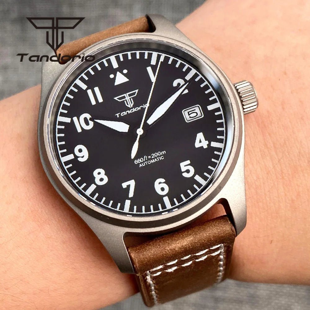 Tandorio Titanium Pilot 39mm