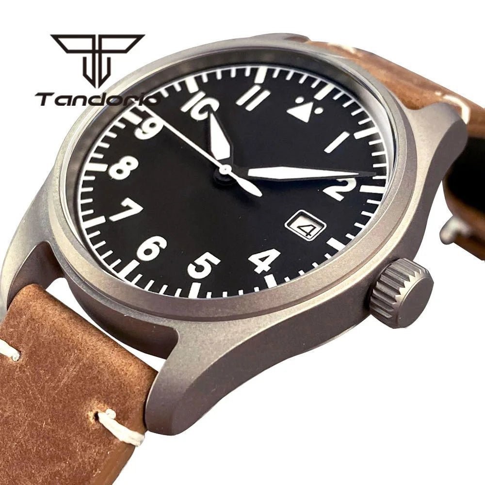 Tandorio Titanium Pilot 39mm