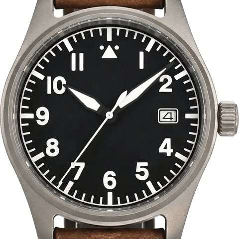 Tandorio Titanium Pilot 39mm