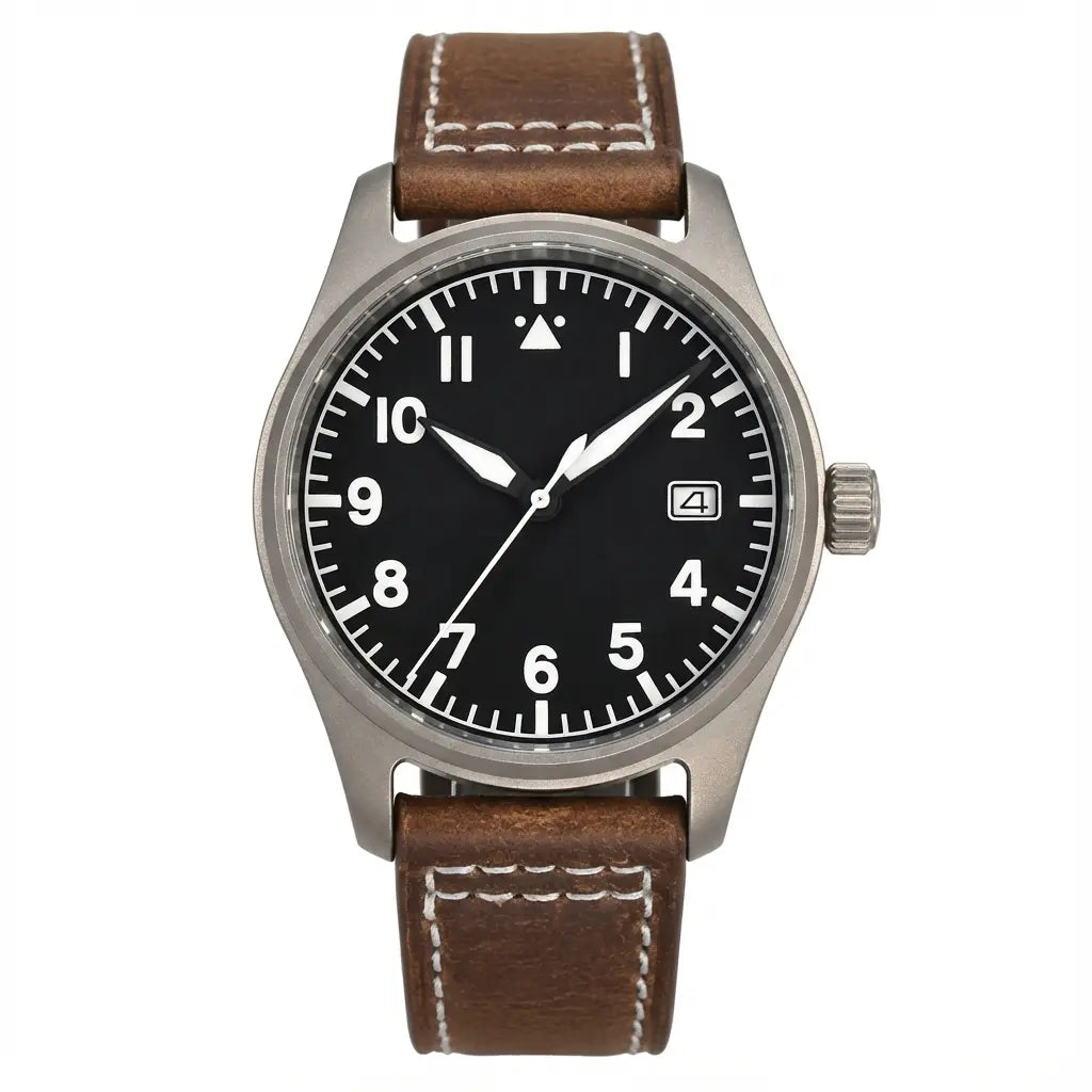 Tandorio Titanium Pilot 39mm